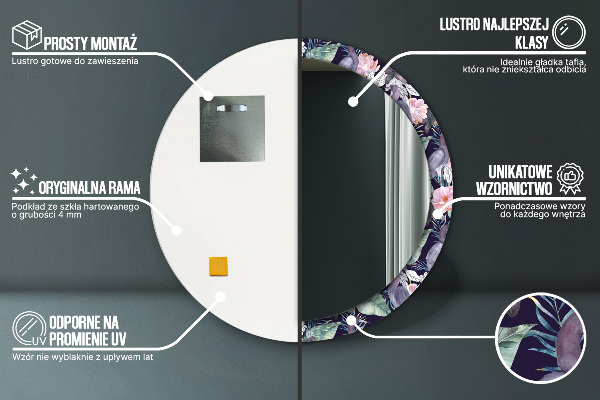 Okrasno ogledalo Caps Ptice