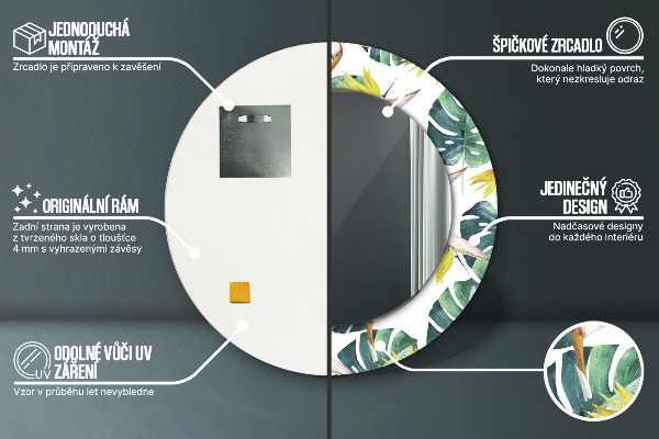 Tiskano ogledalo Tropski listi