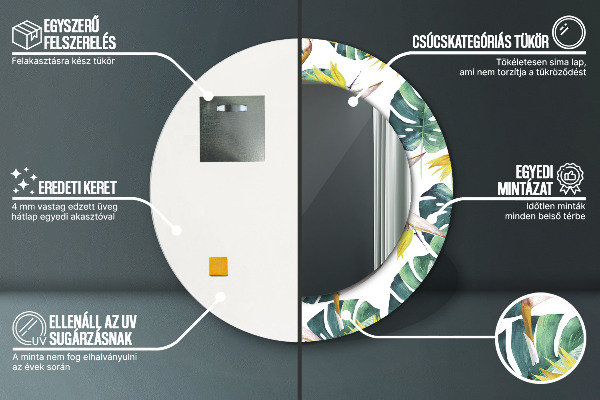 Tiskano ogledalo Tropski listi