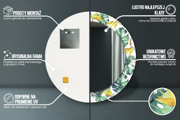 Tiskano ogledalo Tropski listi