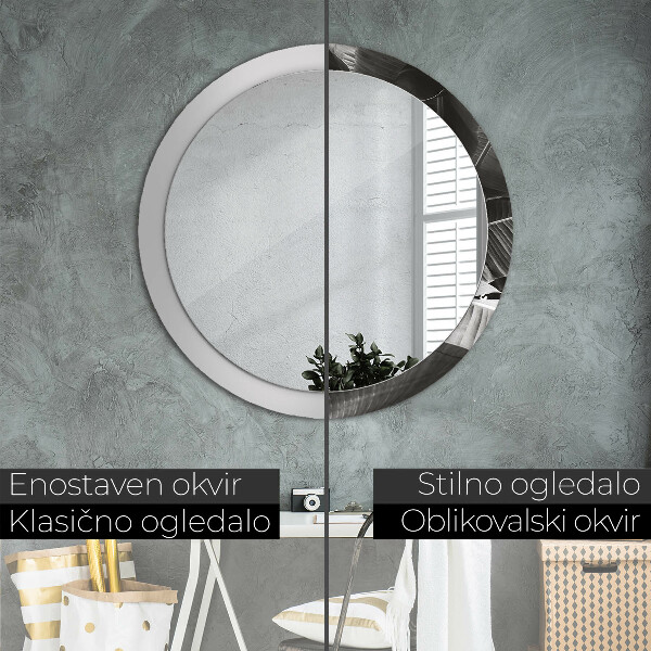 Ogledalo z okrasnim okvirjem Tropske palme