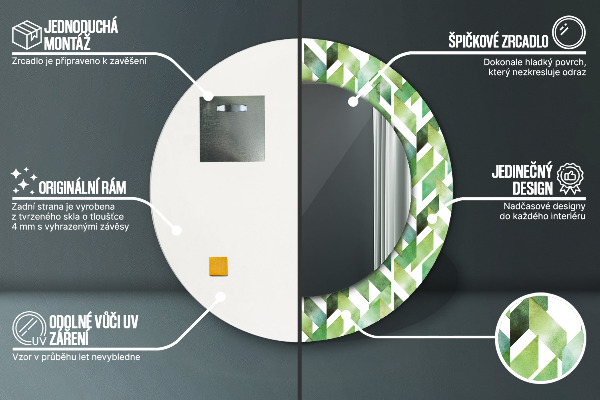 Ogledalo z okrasnim okvirjem Jelka