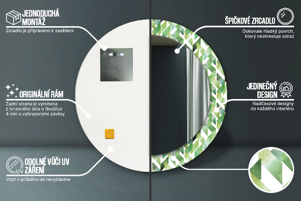 Ogledalo z okrasnim okvirjem Jelka