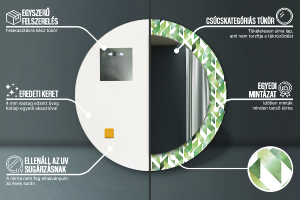 Ogledalo z okrasnim okvirjem Jelka