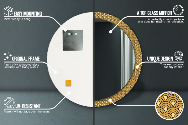 Tiskano ogledalo Deco Vintage