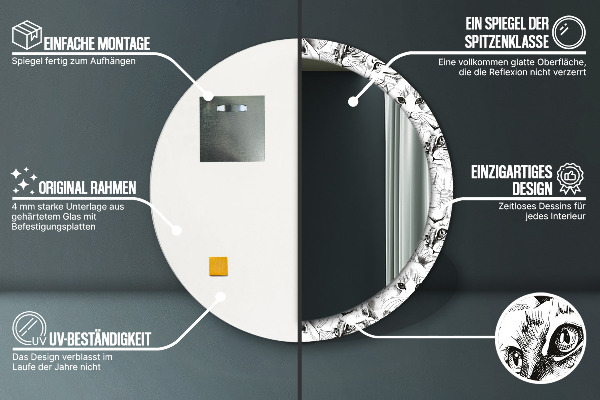 Okrasno ogledalo Hišne mačke