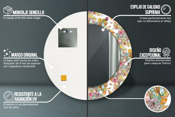 Okrasno ogledalo Sanje o deželi pravljic