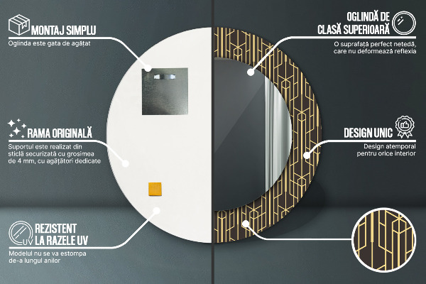 Okrasno ogledalo Izvleček