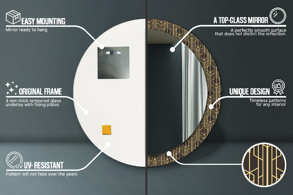 Okrasno ogledalo Izvleček