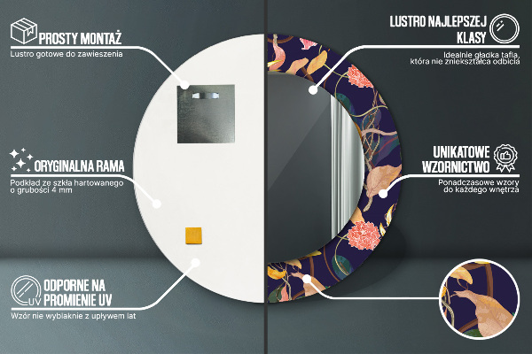 Tiskano ogledalo Akvarelne rastline