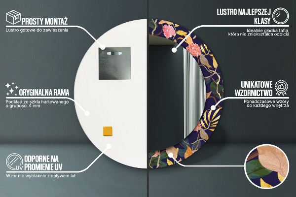 Tiskano ogledalo Akvarelne rastline