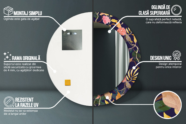 Tiskano ogledalo Akvarelne rastline