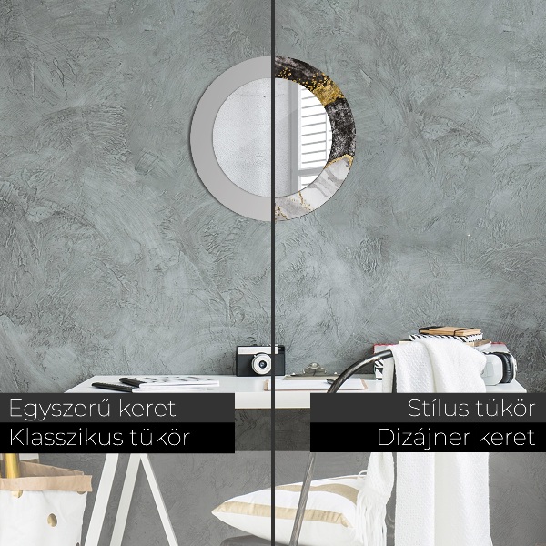 Okrasno ogledalo Marmor in zlato