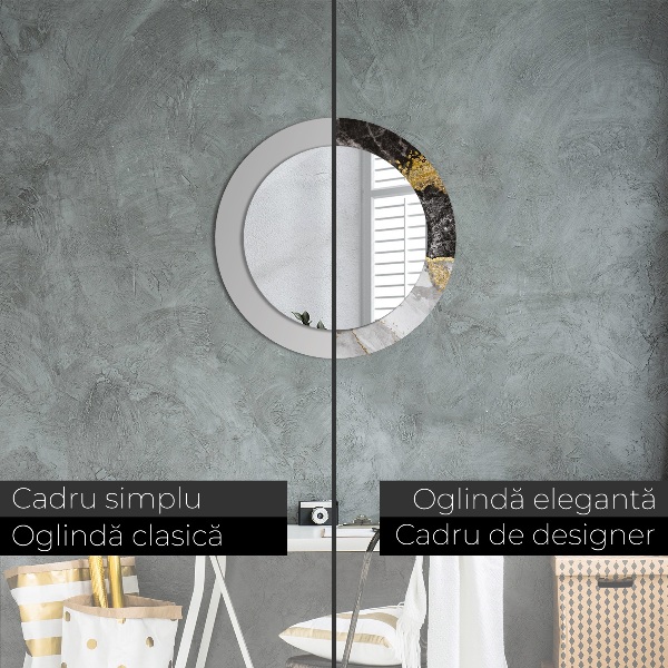 Okrasno ogledalo Marmor in zlato