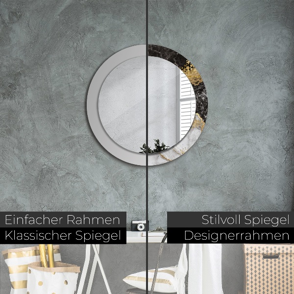 Okrasno ogledalo Marmor in zlato