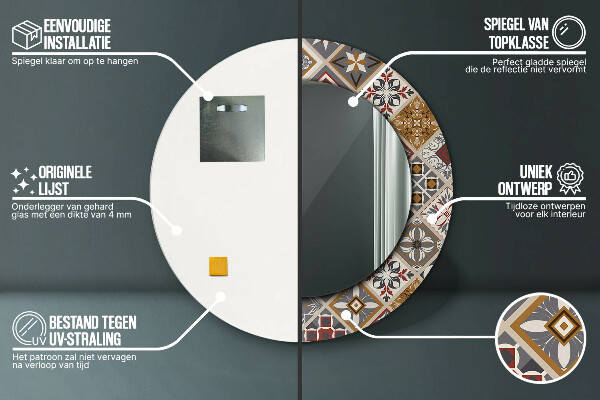 Dekorativno ogledalo Turški vzorec