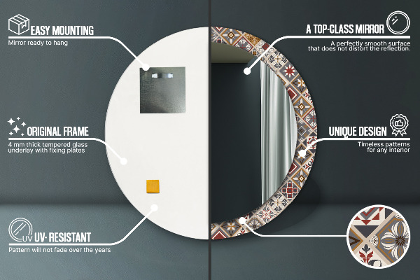 Dekorativno ogledalo Turški vzorec