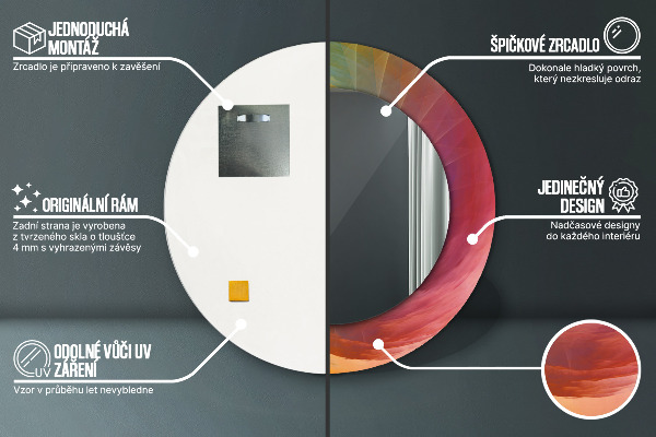 Okrasno ogledalo Hipnotična spirala