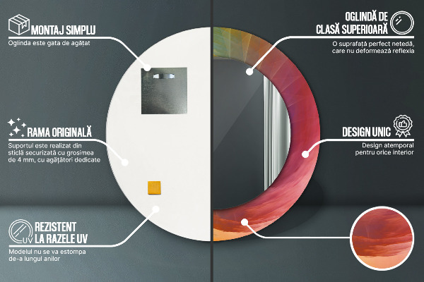 Okrasno ogledalo Hipnotična spirala