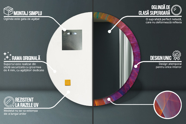 Okrasno ogledalo Hipnotična spirala