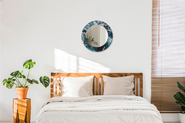 Ogledalo z okrasnim okvirjem Stormsko morje