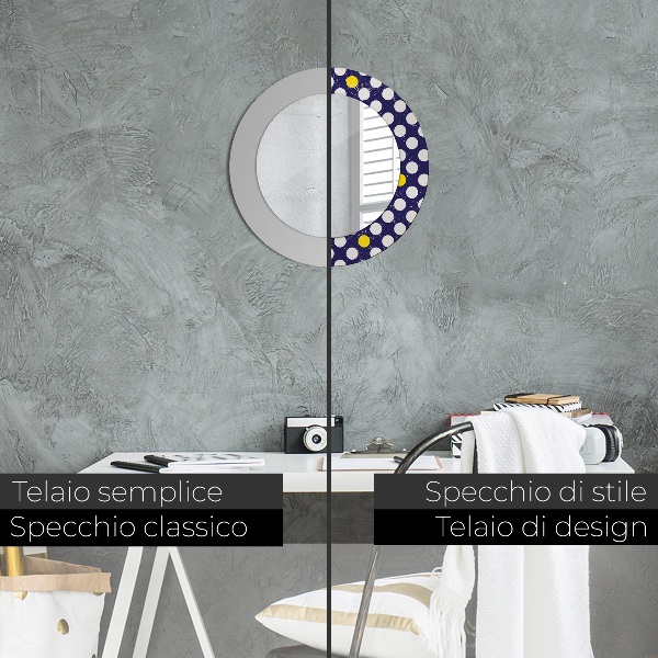 Tiskano ogledalo Retro pike