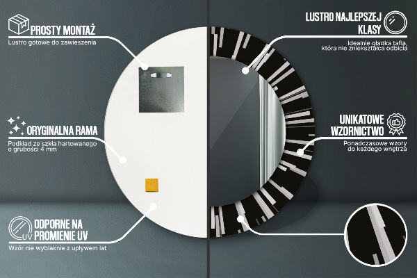 Okrasno ogledalo Sijajna sestava