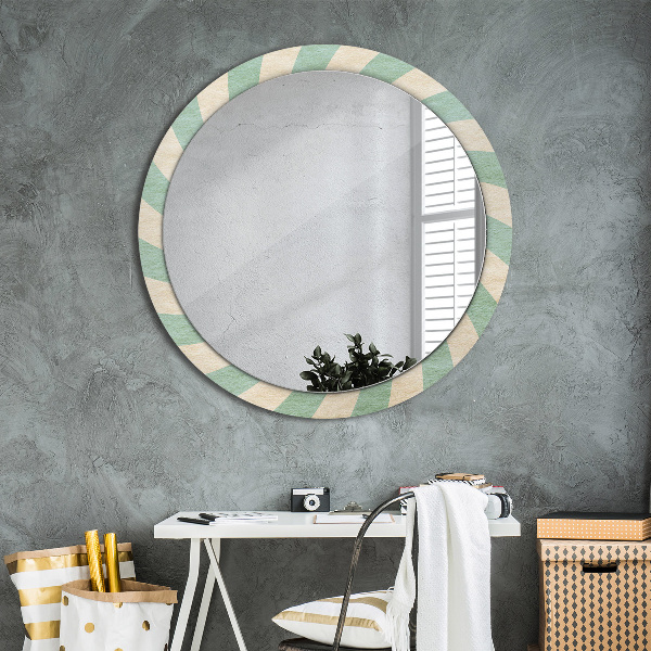Dekorativno ogledalo Retro pastelni vzorec