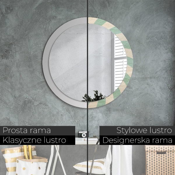 Dekorativno ogledalo Retro pastelni vzorec
