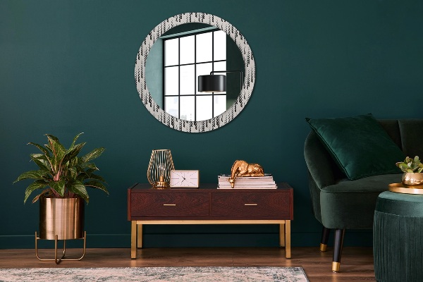 Dekorativno ogledalo Črtasti vzorec