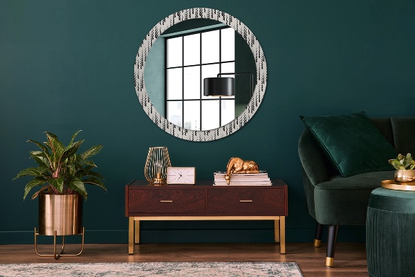 Dekorativno ogledalo Črtasti vzorec