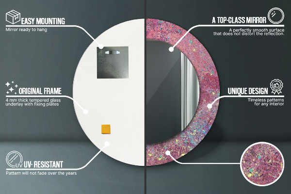 Dekorativno ogledalo Barvni festival