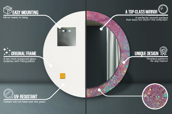 Dekorativno ogledalo Barvni festival