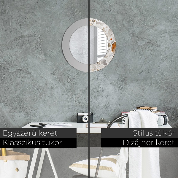 Ogledalo z okrasnim okvirjem Lastrično ozadje