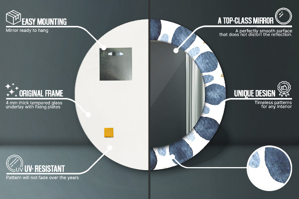 Okrasno ogledalo Moon Mandala