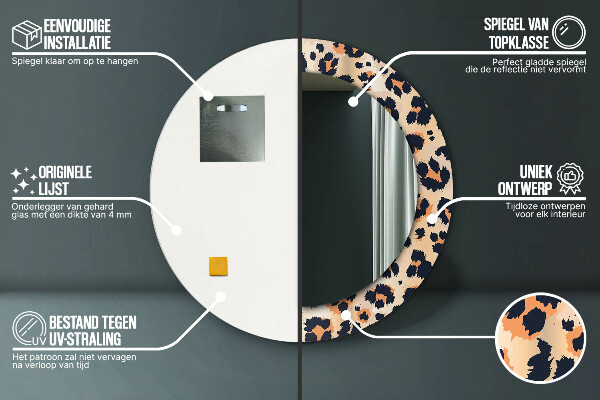 Okrasno ogledalo Divji vzorec