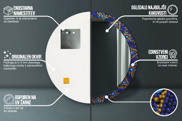 Dekorativno ogledalo Dekorativna kompozicija