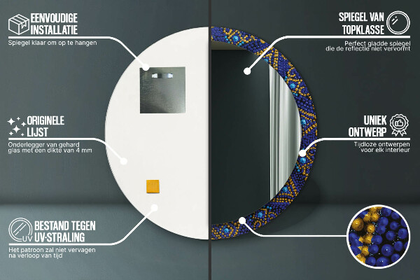 Dekorativno ogledalo Dekorativna kompozicija