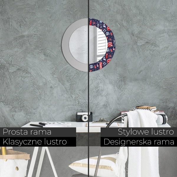 Dekorativno ogledalo Londonski simbol