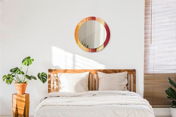 Ogledalo z okrasnim okvirjem Abstraktna slika