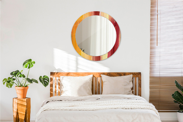 Ogledalo z okrasnim okvirjem Abstraktna slika