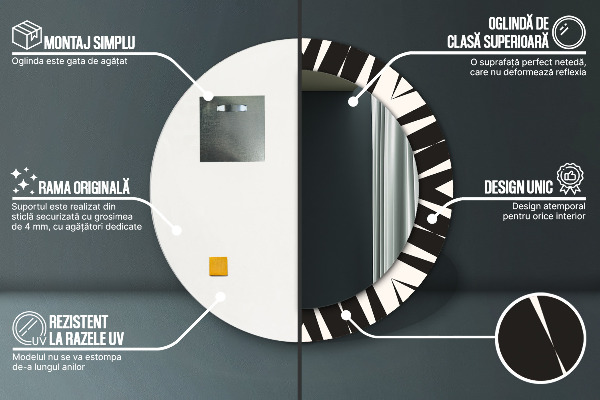 Okrasno ogledalo Geometrija abstrakcije