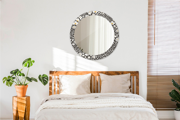 Tiskano ogledalo Stokrotka Slonokoščena