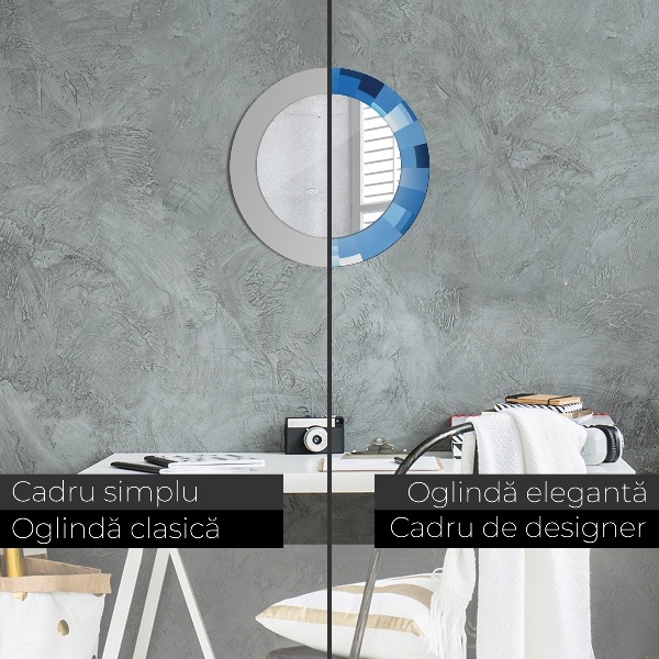 Okrasno ogledalo Modri ​​povzetek