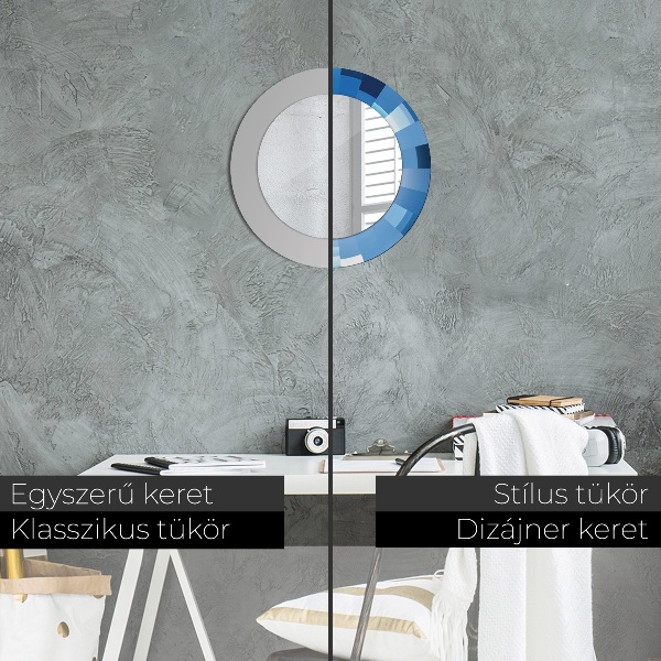 Okrasno ogledalo Modri ​​povzetek