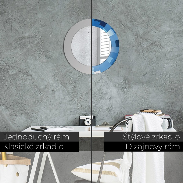 Okrasno ogledalo Modri ​​povzetek