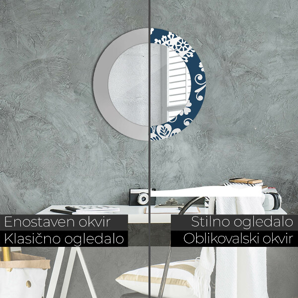 Dekorativno ogledalo Paisley kompozicija