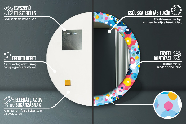 Dekorativno ogledalo Barvito trnje