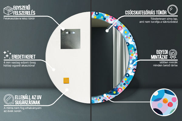 Dekorativno ogledalo Barvito trnje