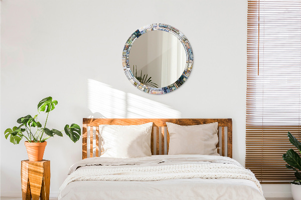 Okrasno ogledalo Izvlečno vitražno steklo